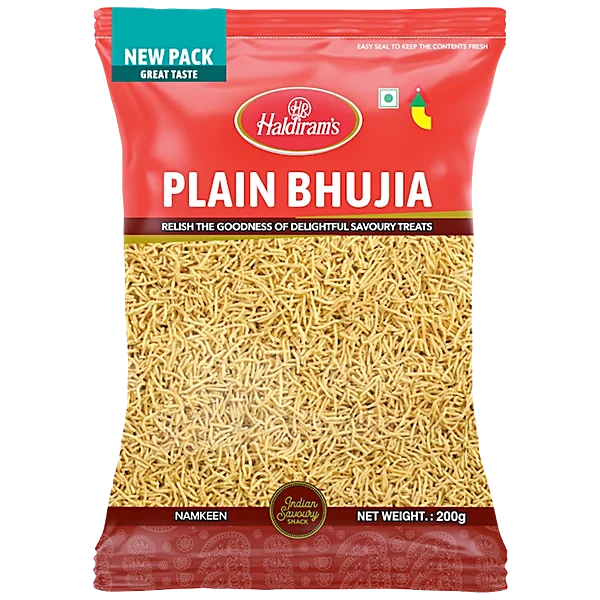Haldiram's Namkeen - Plain Bhujia (हलदीराम प्लेन भुजिया)