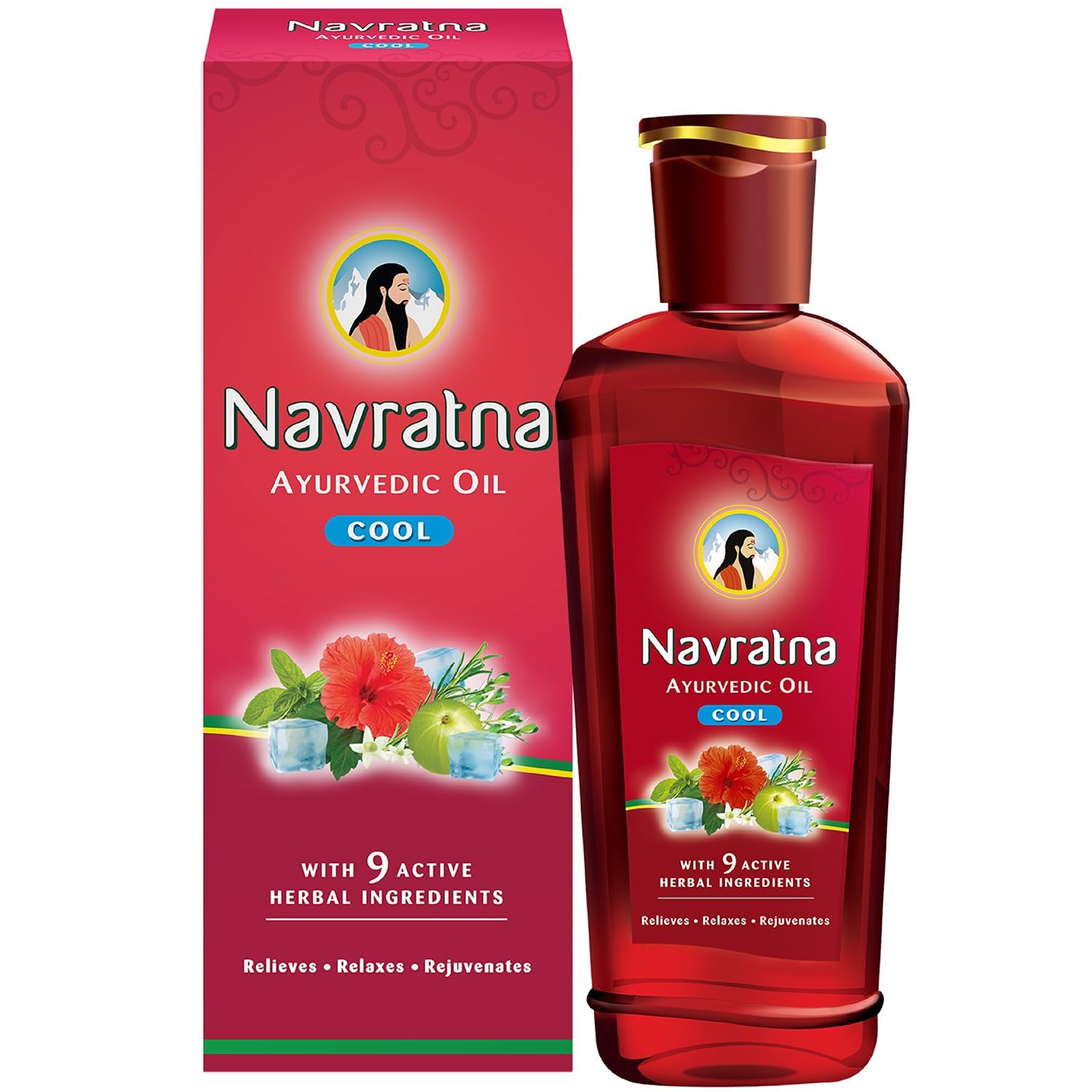 Navratna Ayurvedic Cool Oil (नवरत्न आयुर्वेदिक कूल ऑयल )