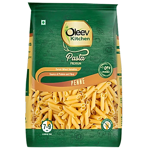 Oleev Kitchen Premium Penne Pasta - No Maida, Rich In Protein & Fibre