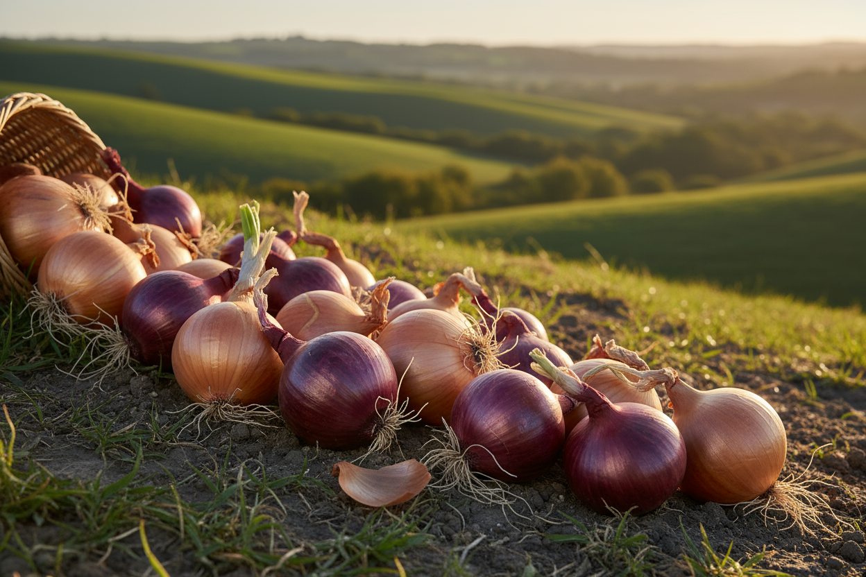 onion product photo on hills