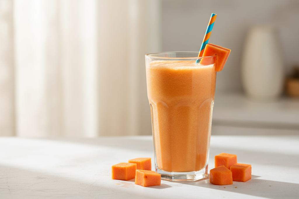 papaya shake enhanced image