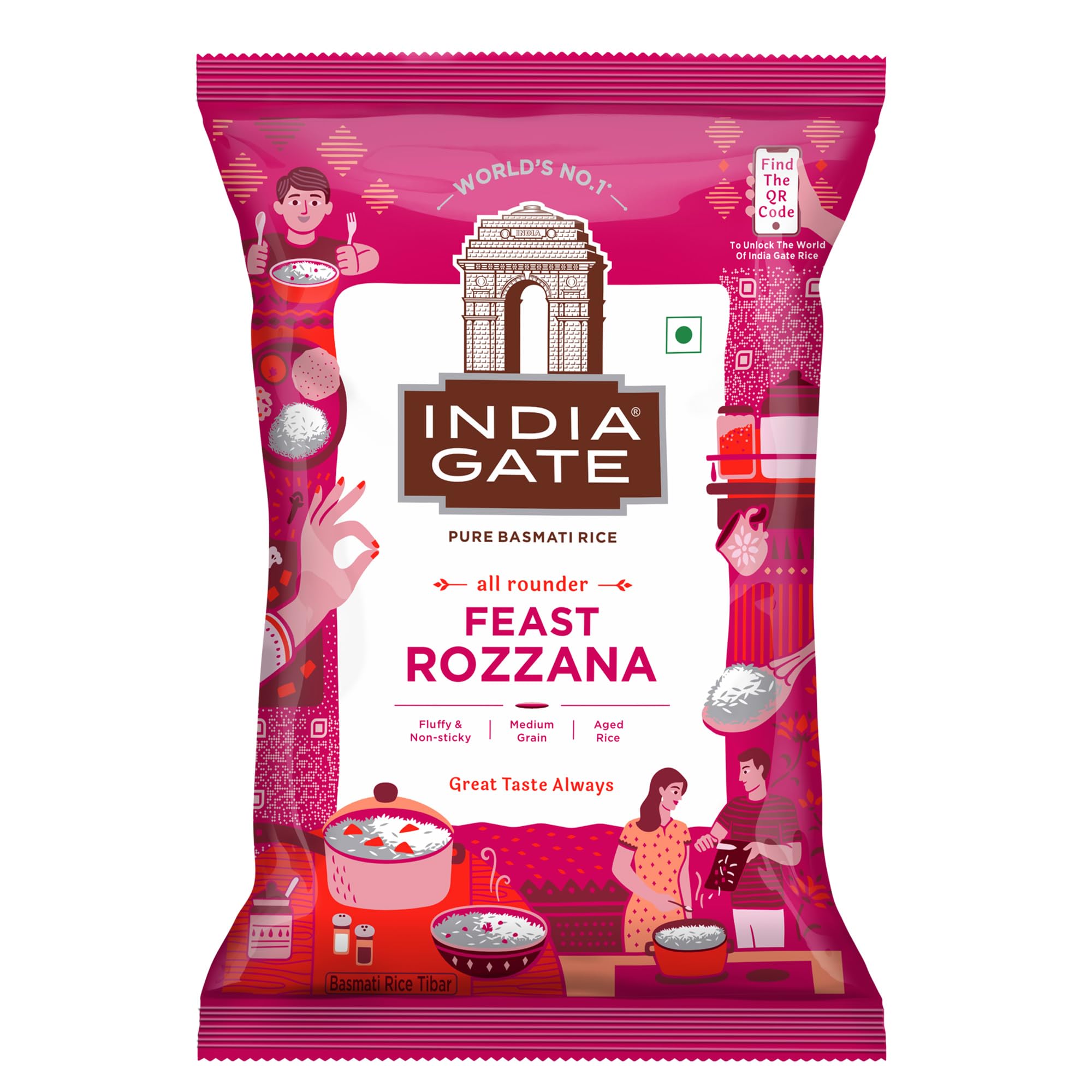 India Gate Basmati Rice Rojana ( इंडिया गेट बासमती चावल रोजाना )