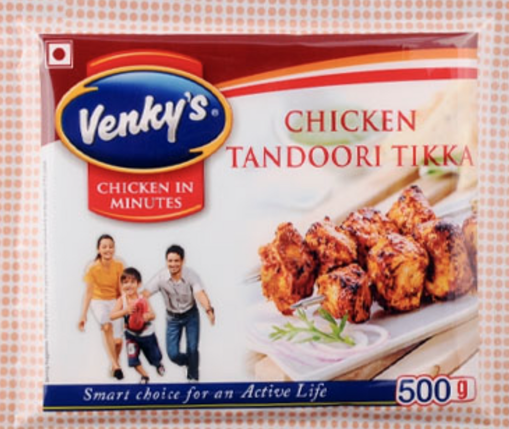 Venkys Chicken Tandoori Tikka 500g (वेंकीज चिकन तंदूरी टिक्का)