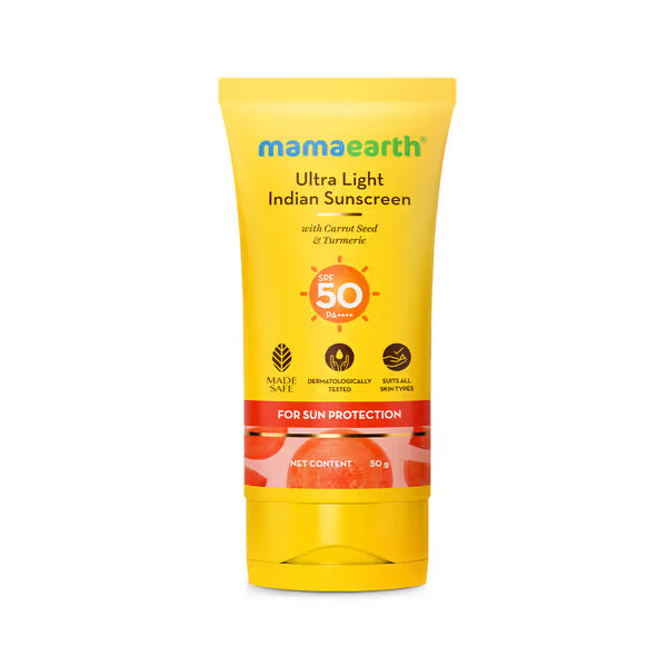 Mamaearth Ultra Light Indian Sunscreen (Mamaearth का यह अल्ट्रा लाइट सनस्क्रीन)