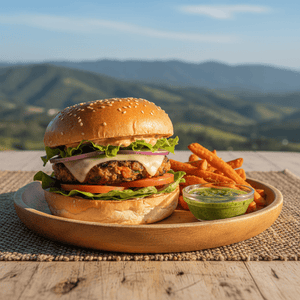 VEG BURGER by Moksha (वेज बर्गर)