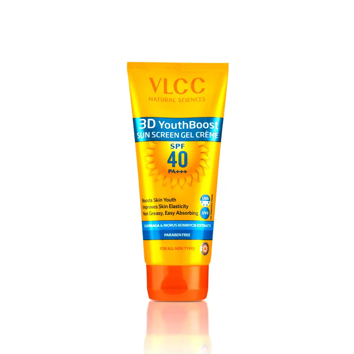 VLCC 3D Youth Boost SPF40 Sunscreen Gel Creme (वीएलसीसी 3डी यूथ बूस्ट एसपीएफ40 सनस्क्रीन )