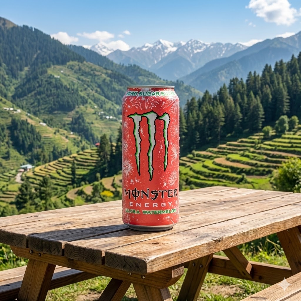 Monster Ultra Watermelon Energy Drink, 500 ml - Imported from USA