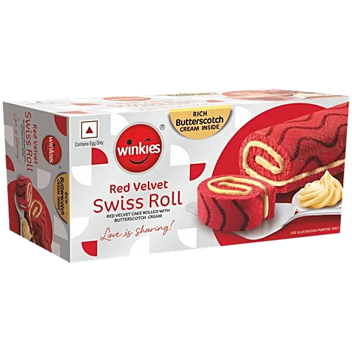Winkies Red Velvet Swiss Roll